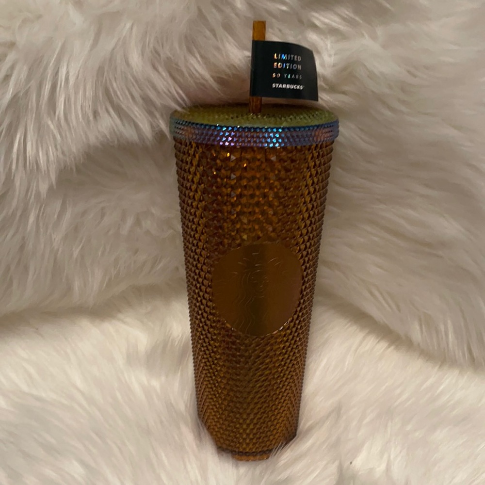 Starbucks honeycomb studded